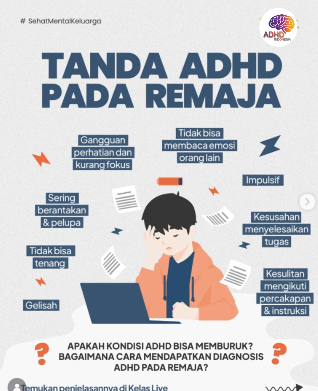 Screening ADHD Non-Diagnostik: Edukasi Awal bagi Orang Tua di Provinsi Sulawesi Tengah