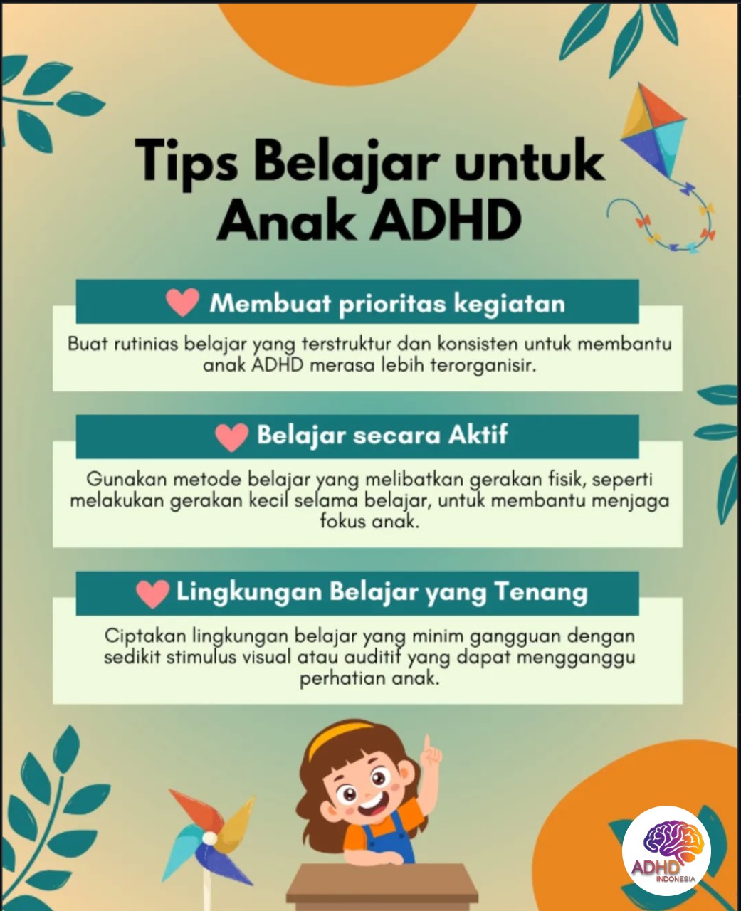 Strategi Belajar yang Cocok untuk Anak ADHD di Provinsi Sulawesi Tengah